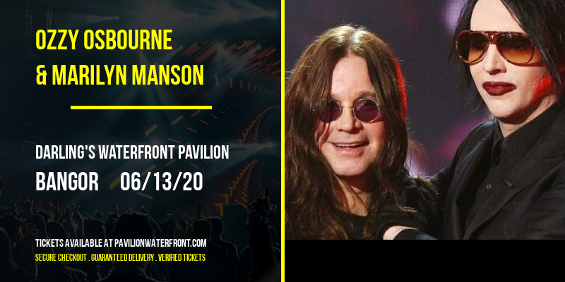 Ozzy Osbourne & Marilyn Manson at Darling's Waterfront Pavilion tickets Ozzy Osbourne & Marilyn Manson at Darling's Waterfront Pavilion