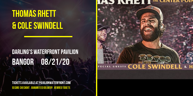 Thomas Rhett & Cole Swindell at Darling's Waterfront Pavilion tickets Thomas Rhett & Cole Swindell at Darling's Waterfront Pavilion