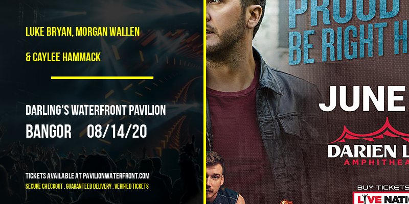 Luke Bryan, Morgan Wallen & Caylee Hammack at Darling's Waterfront Pavilion