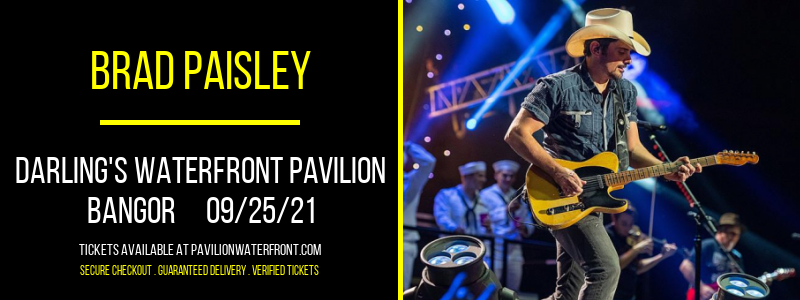 Brad Paisley at Darling's Waterfront Pavilion tickets Brad Paisley at Darling's Waterfront Pavilion