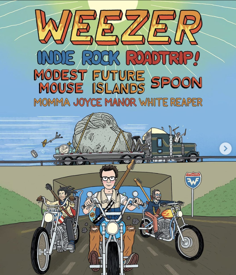 Weezer, Future Islands & Joyce Manor at Maine Savings Amphitheater
