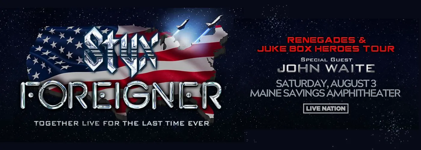 Foreigner, Styx & John Waite