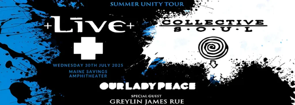 Live & Collective Soul at Maine Savings Amphitheater