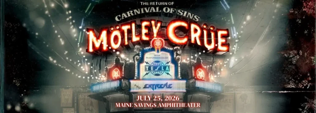 Motley Crue & Tesla at Maine Savings Amphitheater